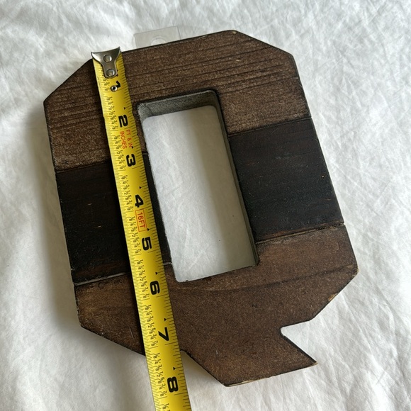 Rustic Wood Letters Wall Hanging tabletop Home Decor Wall Art Distressed 8" - Picture 2 of 6